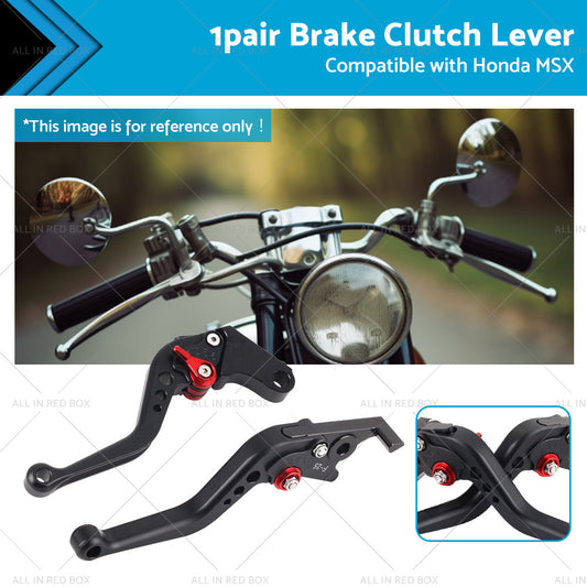 {{ Short Brake Clutch Levers Suitable For Honda MSX 125 Grom MSX 125 SF 2013-2023 }} - Buy Car Parts Online at {{ Kaka Auto Parts }}.
