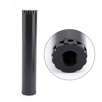 1x6 Aluminum Inline Fuel Filter 1/2-28 Suitable For Universal Car Use Black