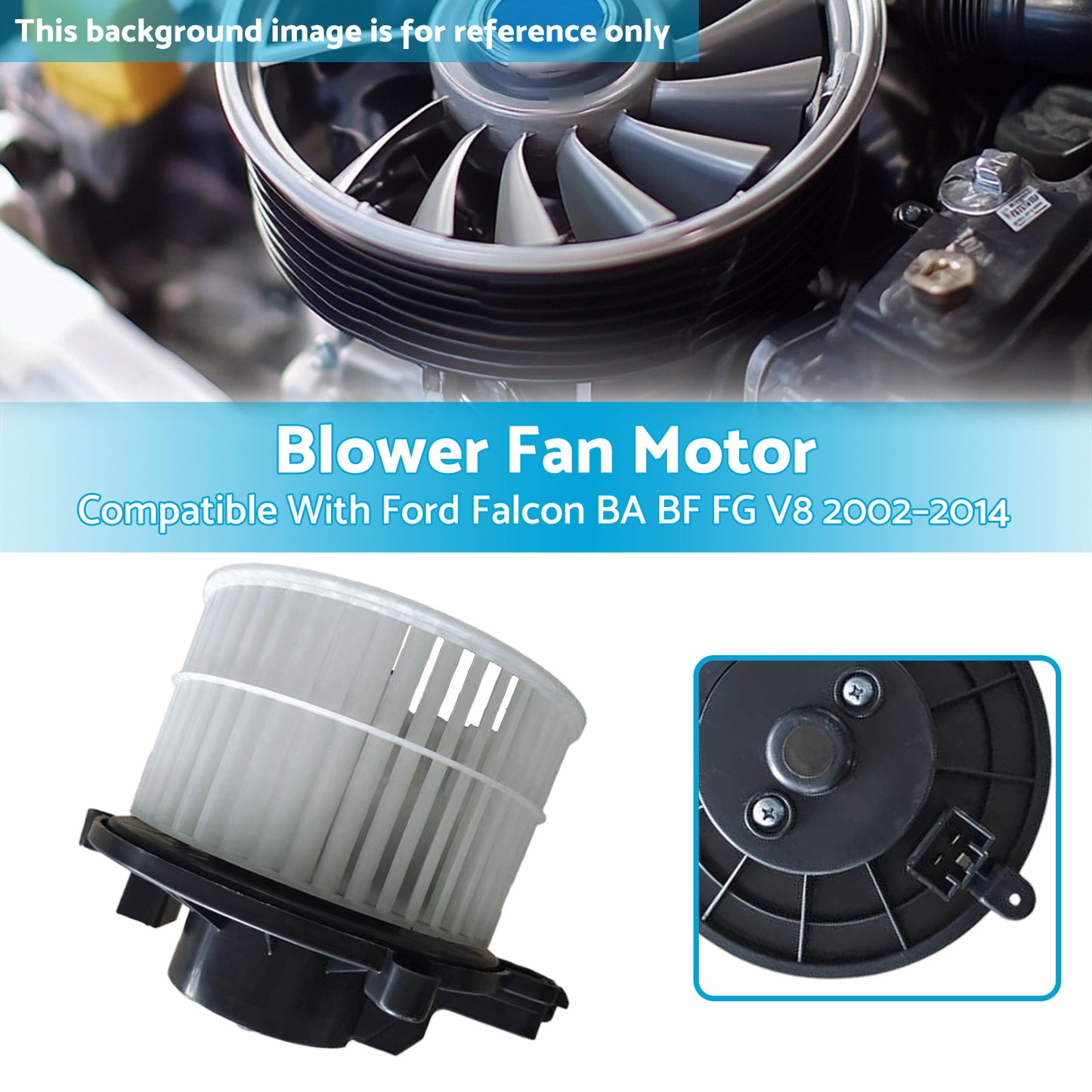 {{ HVAC Blower Fan Motor Dashboard Suitable For Ford Falcon BA BF FG 6Cyl V8 02-14 }} - Buy Car Parts Online at {{ Kaka Auto Parts }}.