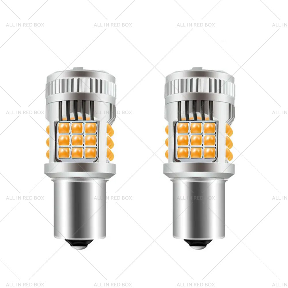 {{ 2PCS BA15S 1156 P21W LED Turn Signal Indicator Bulb Globe Amber No Hyper Flash }} - Buy Car Parts Online at {{ Kaka Auto Parts }}.