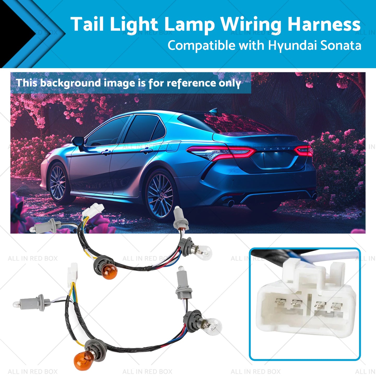 {{ Tail Light Lamp Wiring Harness Suitable for 92450-3Q000 11-14 Hyundai Sonata }} - Buy Car Parts Online at {{ Kaka Auto Parts }}.
