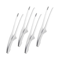 4x Korean & Japanese BBQ Self-Standing Grill Tongs Suitable For Non-Slip Cooking