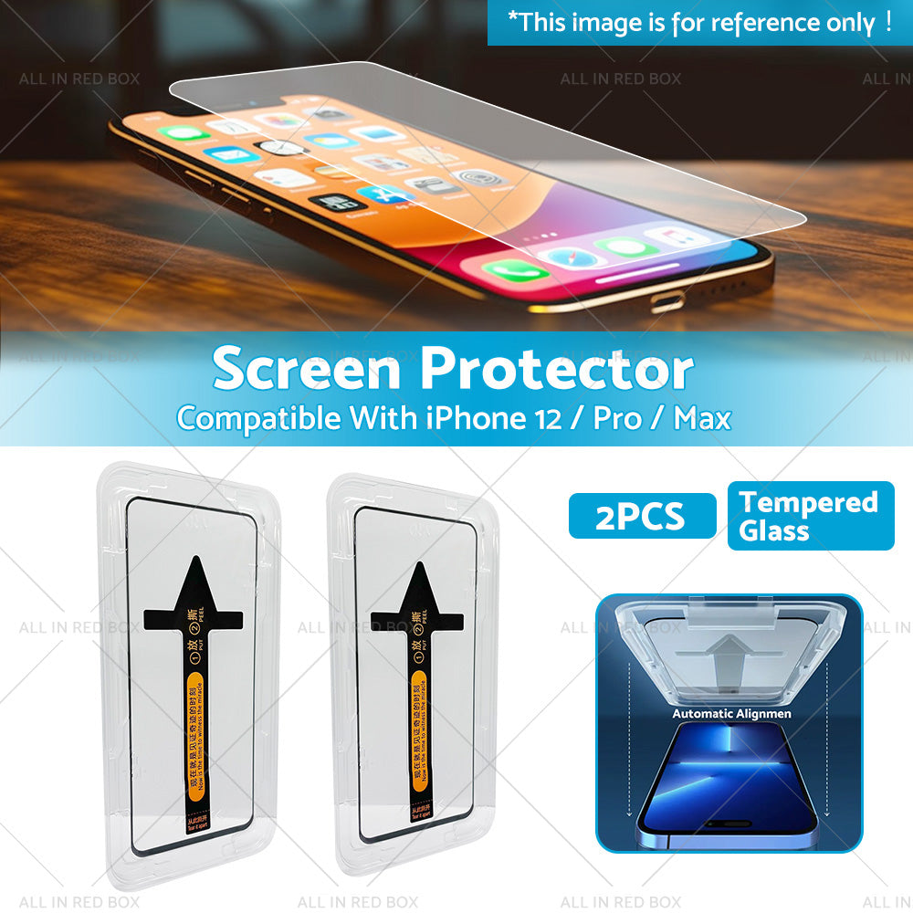 {{ 2PCS Screen Protector Tempered Glass Suitable For iPhone 12 Pro Max }} - Buy Car Parts Online at {{ Kaka Auto Parts }}.