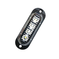 White 4LED Clearance Side Marker Light Suitable For Truck, Trailer & Caravan