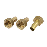 3x Brass Barb Pipe Fitting Coupler Connector 1/2BSP Female Thread to 12mm Hose