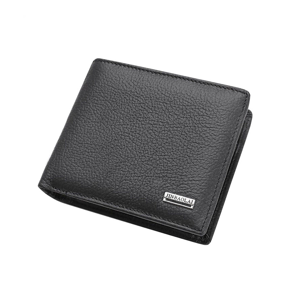 Mens Leather Wallet Cowhide Coin Purse Wallet Multiple Card Slots New AU