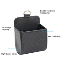 {{ Car Organizer Bag Air Outlet Dashboard Hanging Leather Car Mobile Phone Holder }} - Buy Car Parts Online at {{ Kaka Auto Parts }}.
