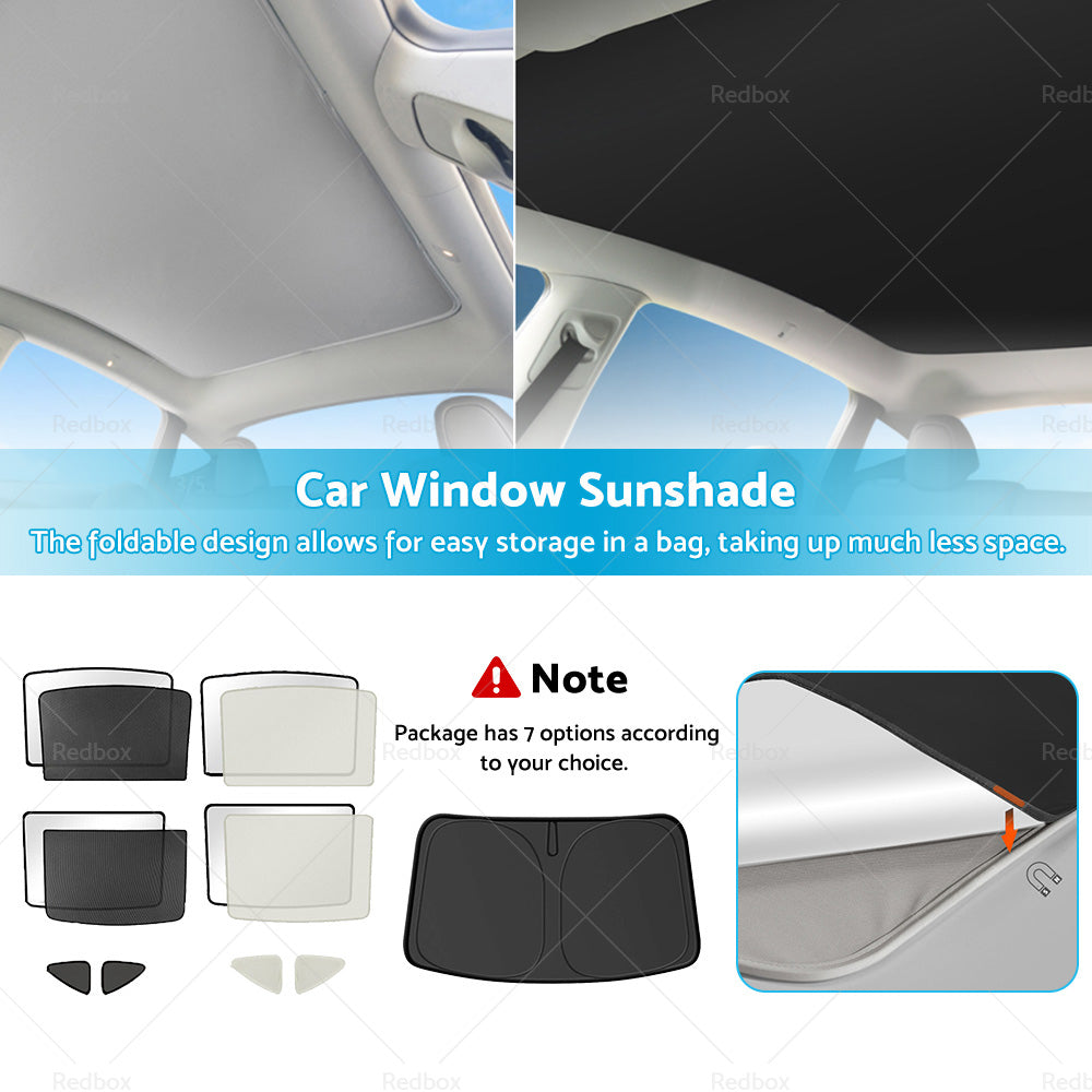 {{ For Tesla Model Y Glass Sun Roof Shade Sunroof Window UV Film Blind Sunshade Mesh }} - Buy Car Parts Online at {{ Kaka Auto Parts }}.