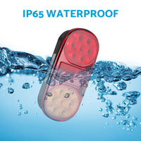 2x Trailer Tail Lights 28 LED Suitable For Truck, Camper, UTE, Caravan & 4WD Stop Indicator