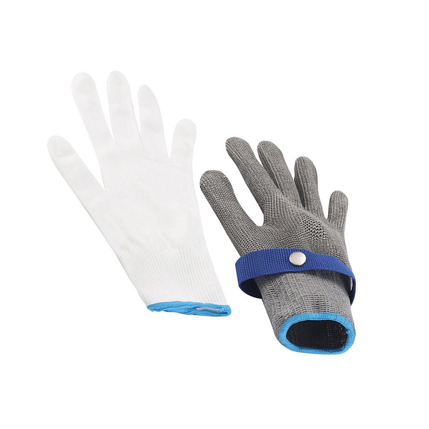 Safety Stainless Steel Cut-Proof Stab-Resistant Wire Mesh Butcher Gloves