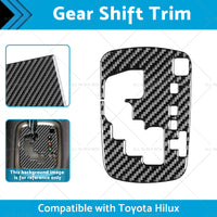 {{ Carbon Fiber Gear Shift Sticker Trim Suitable For Toyota Hilux Revo 15-23 RHD }} - Buy Car Parts Online at {{ Kaka Auto Parts }}.
