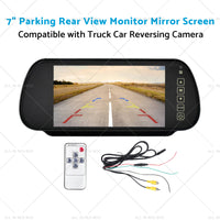 {{ 7 inch  Parking Rear View Monitor Mirror Screen Suitable for Truck Reversing Camera }} - Buy Car Parts Online at {{ Kaka Auto Parts }}.