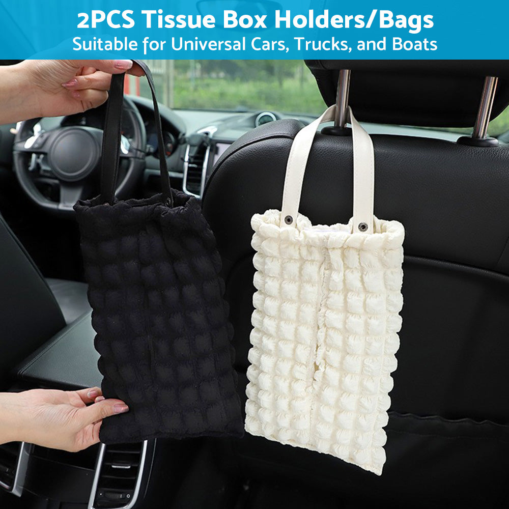 {{ 2PCS Hanging Tissue Holder Box Car Back Seat Travel Napkin Holder Paper Holder }} - Buy Car Parts Online at {{ Kaka Auto Parts }}.
