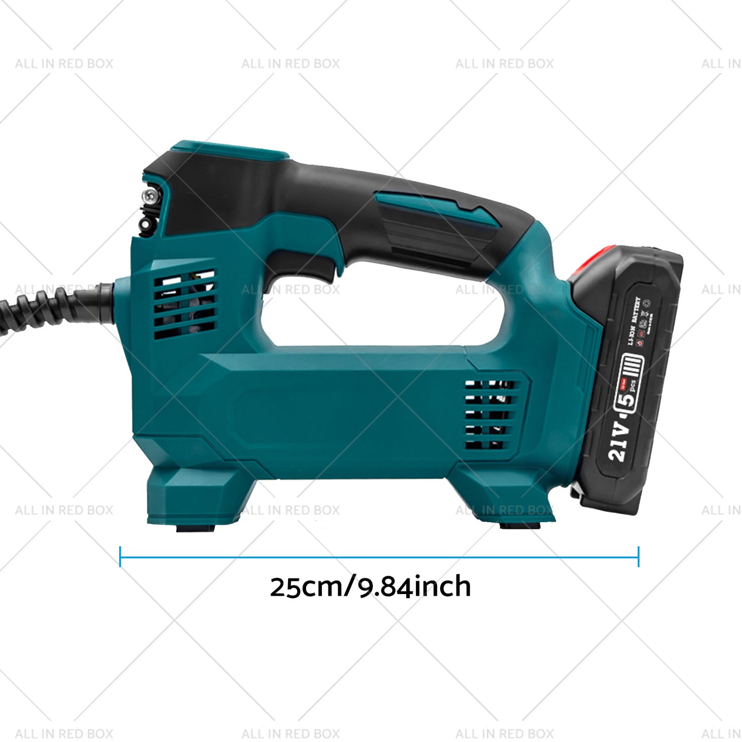 {{ Cordless Portable Tyre Inflator Pump w  Battery Charger For Makita 18V Battery }} - Buy Car Parts Online at {{ Kaka Auto Parts }}.