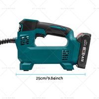 {{ Cordless Portable Tyre Inflator Pump w  Battery Charger For Makita 18V Battery }} - Buy Car Parts Online at {{ Kaka Auto Parts }}.