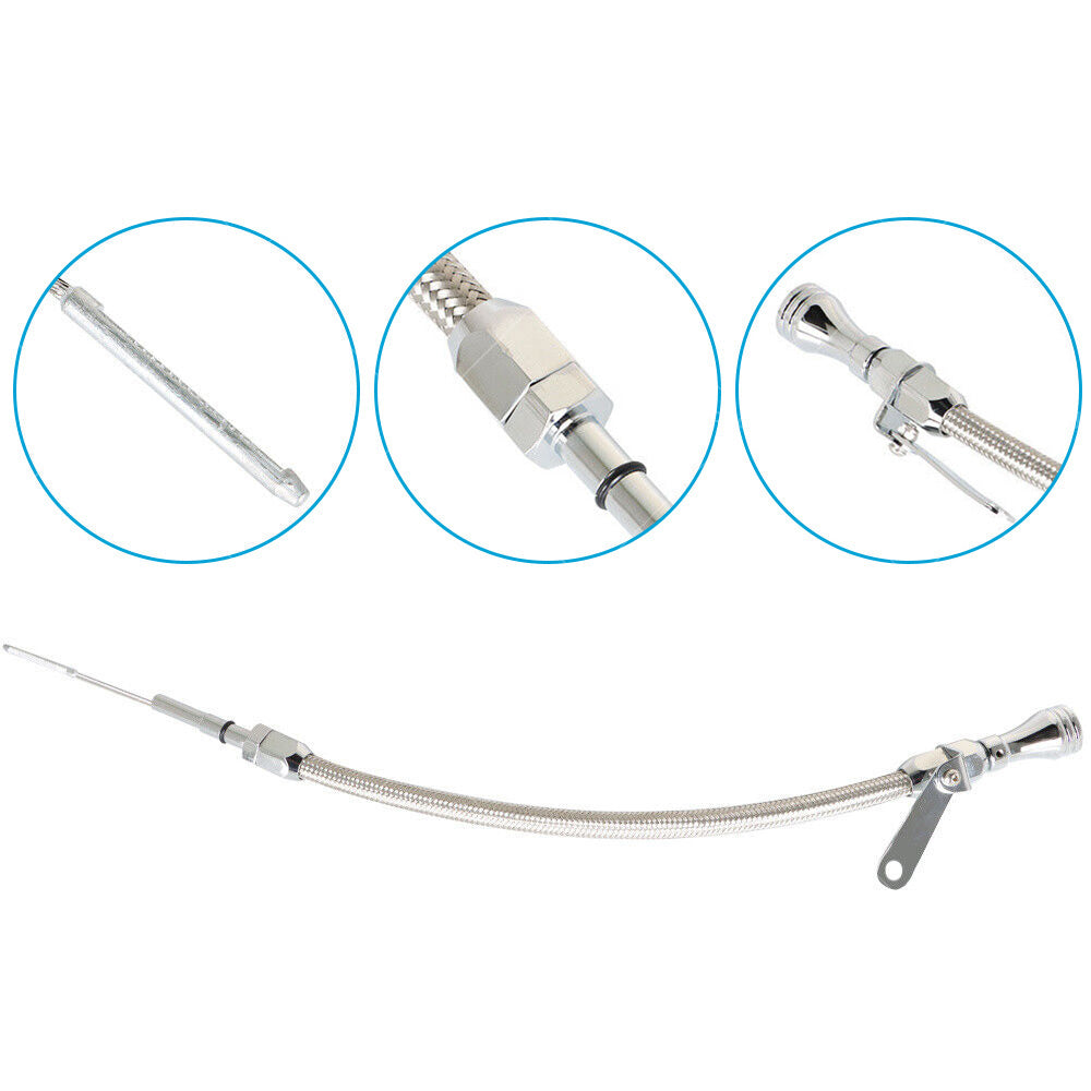 {{ ENGINE BRAIDED STAINLESS DIP STICK FOR HOLDEN COMMODORE LS VT VX VY VZ 5. 7L V8 }} - Buy Car Parts Online at {{ Kaka Auto Parts }}.