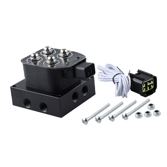 Manifold Valve Block 12V 1/4inNPT Suitable For Air Suspension System Universal Suspension