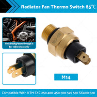 {{ M14 Radiator Fan Thermo Switch 85隆忙 Suitable For KTM EXC 250 400 450 500 525 530 }} - Buy Car Parts Online at {{ Kaka Auto Parts }}.