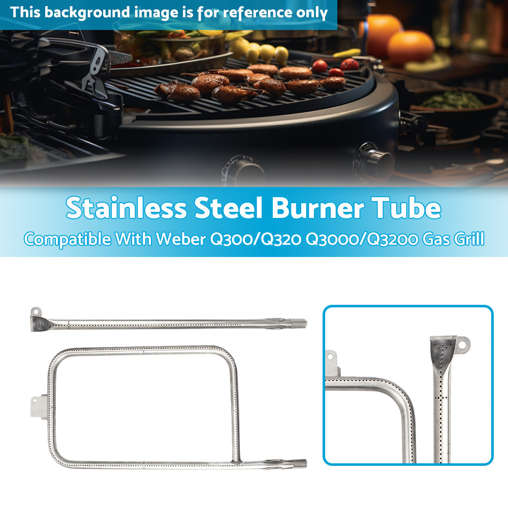 {{ Stainless Steel Burner Tube - Suitable For Weber Q300 or Q320 Q3000 or Q3200 Gas Grill }} - Buy Car Parts Online at {{ Kaka Auto Parts }}.