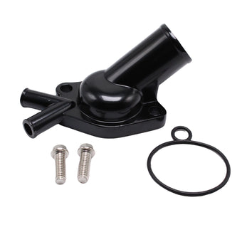 compare product Black Twin Port Thermostat Housing Suitable for Holden V8 253 308 WB LH LX HX HZ