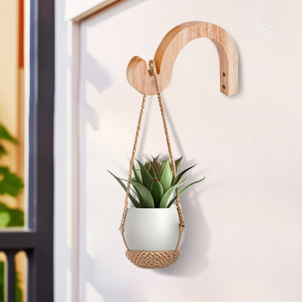 {{ Plant Hanger Hanging Plant Hook Wooden Hanging Basket Wall Plant Hook Flower Pot }} - Buy Car Parts Online at {{ Kaka Auto Parts }}.