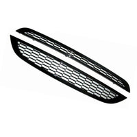 2x Honeycomb Mesh Front Grill Suitable For Mini Cooper R50 / R52 / R53 2002-2006