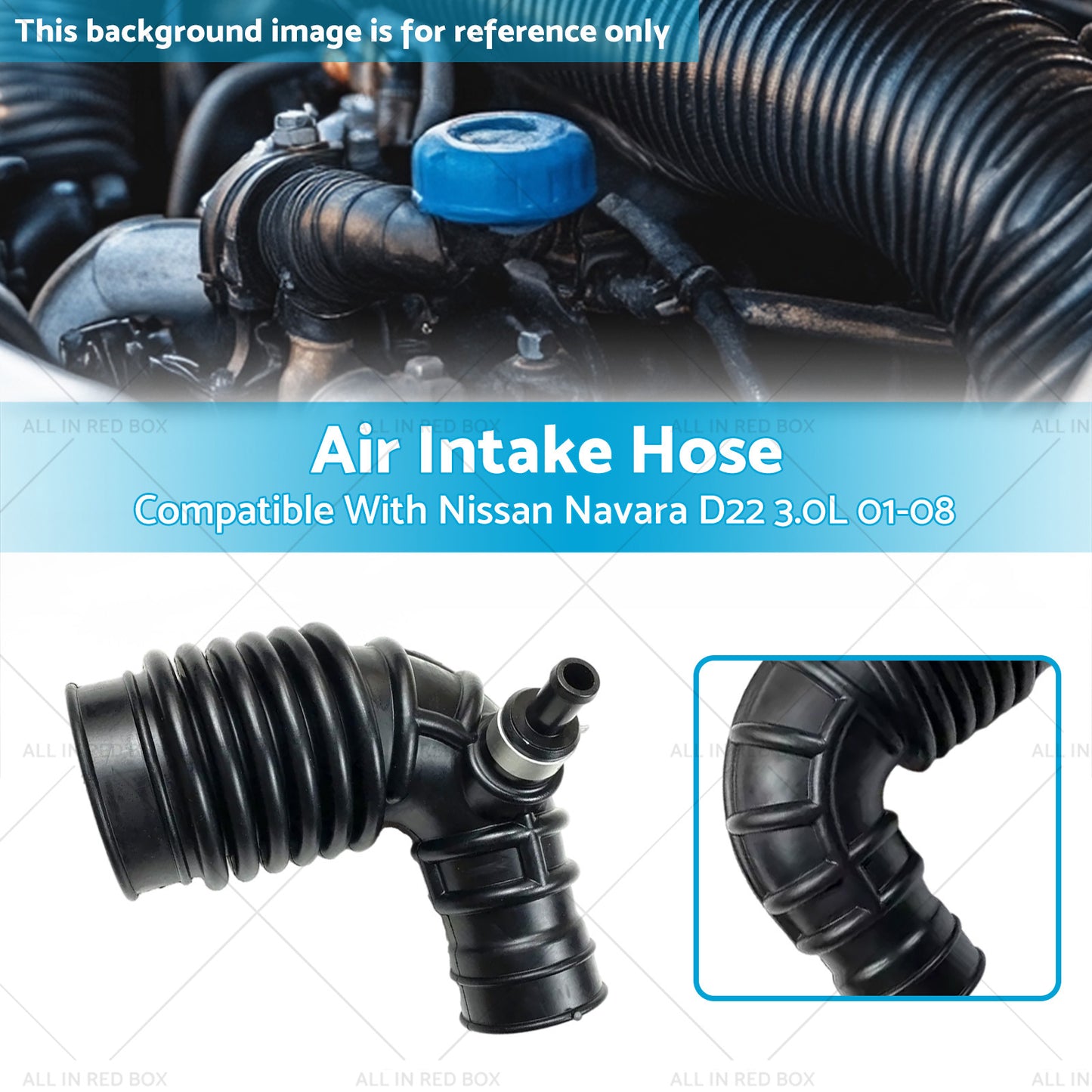 Air Intake Hose Pipe Suitable For Nissan Navara D22 Diesel 3.0L ZD30DDT 2001-08