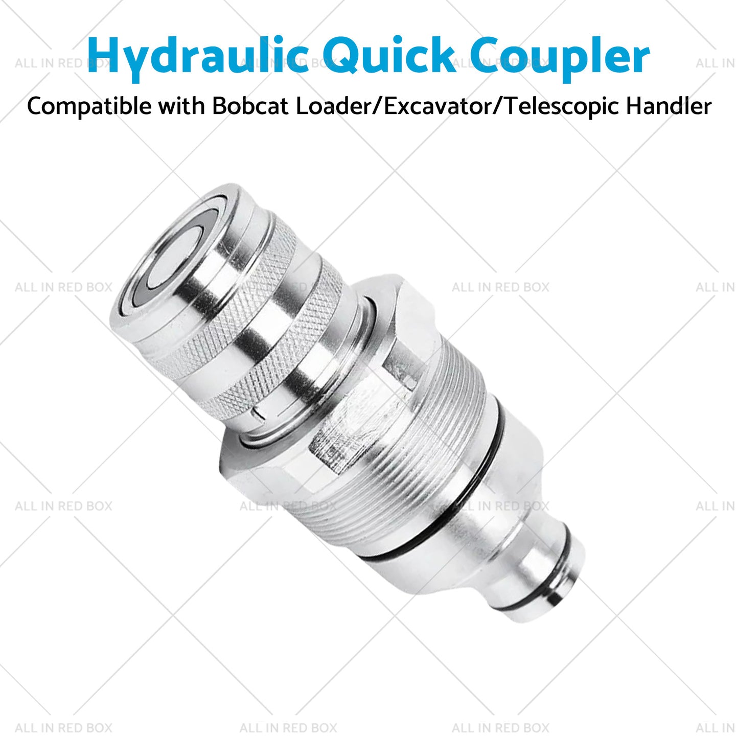 {{ Suitable For Bobcat Female Hydraulic Coupler Flat Faced Quick 7246802 FFH 48mm }} - Buy Car Parts Online at {{ Kaka Auto Parts }}.