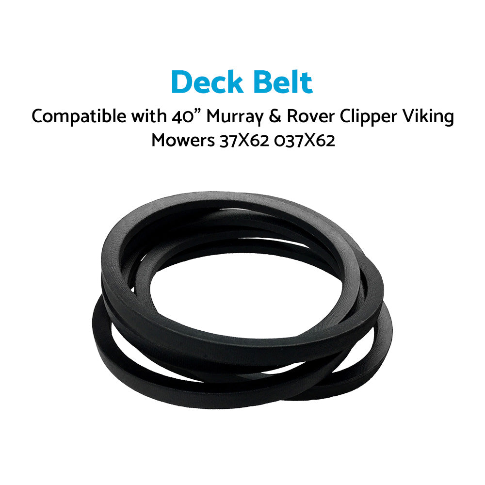 {{ Deck Belt Suitable For 40inch Murray  and  Rover Clipper Viking Mowers 37X62 037X62 }} - Buy Car Parts Online at {{ Kaka Auto Parts }}.