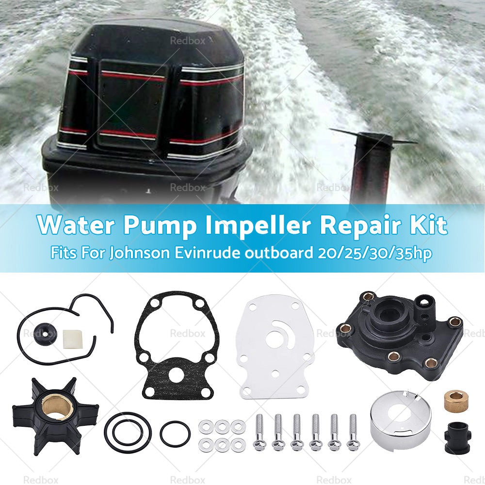{{ Water Pump Impeller Kit For 20hp 25hp 30hp 35hp Johnson Evinrude outboard 393630 }} - Buy Car Parts Online at {{ Kaka Auto Parts }}.