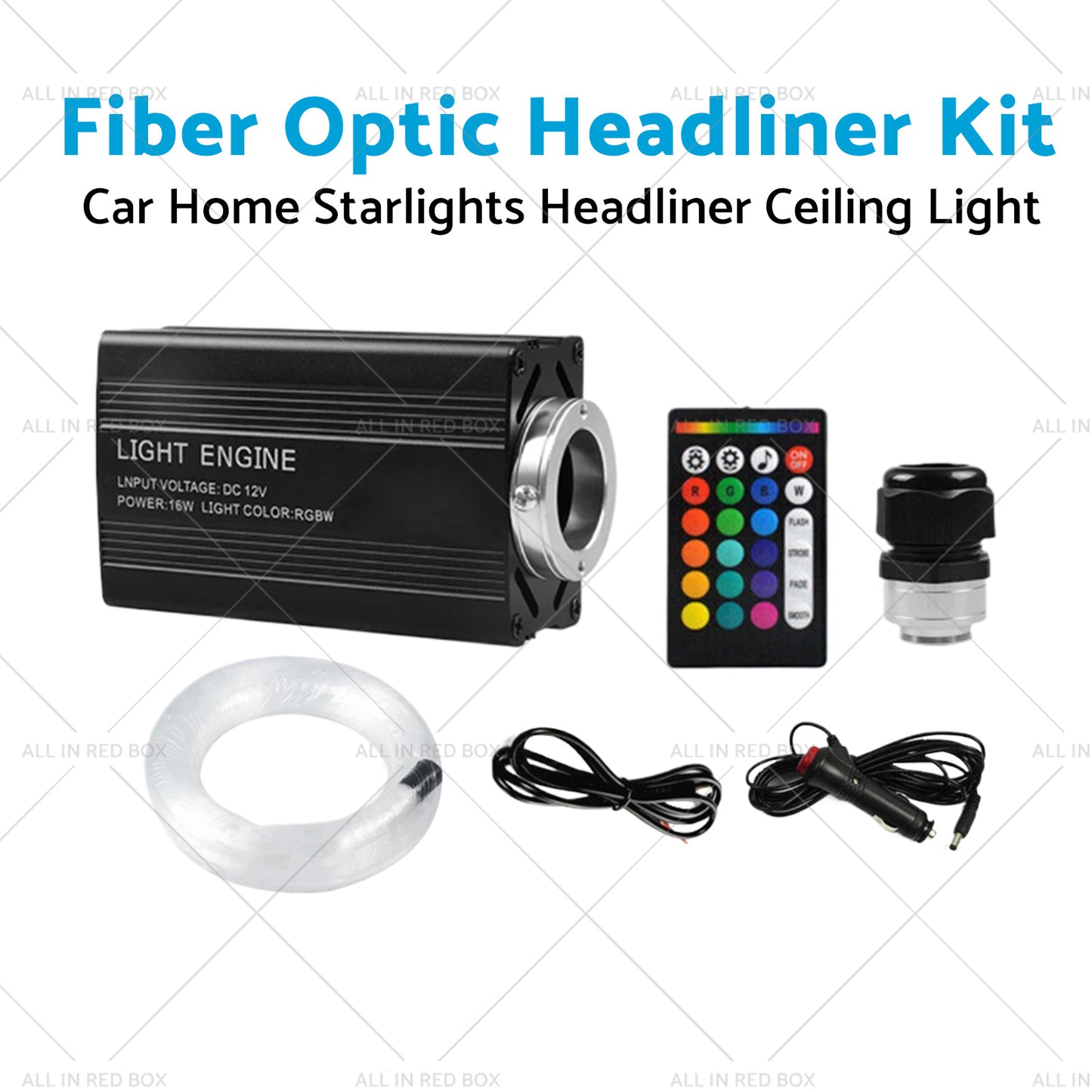 {{ 500PCS LED Fiber Optic Kit Car Home Starlights Headliner Ceiling Light w or Remote }} - Buy Car Parts Online at {{ Kaka Auto Parts }}.