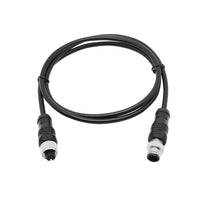 5-Core Black Female to Male Straight Head NMEA2000 Drop Cable 1m