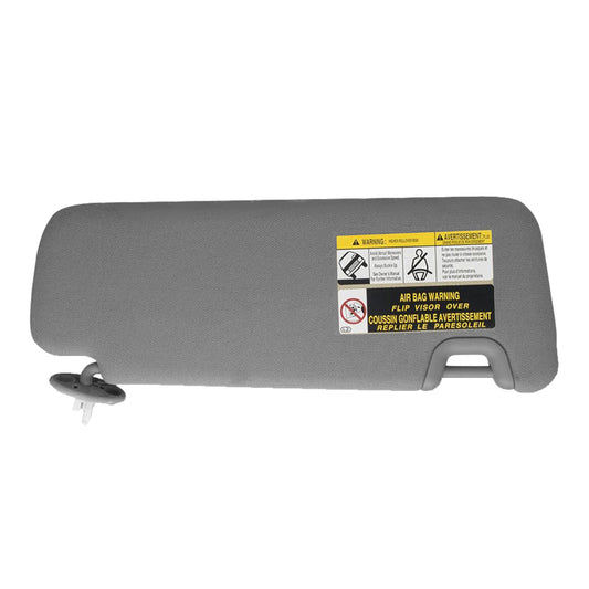 Right Driver Side Sun Visor With Vanity Light Suitable For Toyota Kluger 2014-2019 Gray
