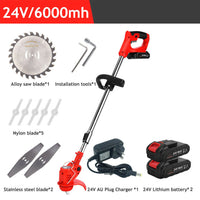 {{ 1/2 Battery Cordless Grass Trimmer Lawn Electric Whipper Snipper Strimmer 7Blade }} - Buy Car Parts Online at {{ Kaka Auto Parts }}.