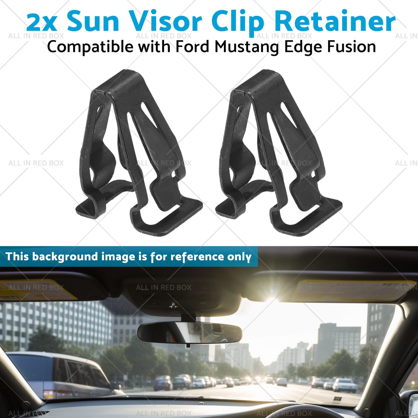 {{ DS7Z-9904132-A 2x Sun Visor Clip Retainer Suitable for Ford Mustang Edge Fusion }} - Buy Car Parts Online at {{ Kaka Auto Parts }}.