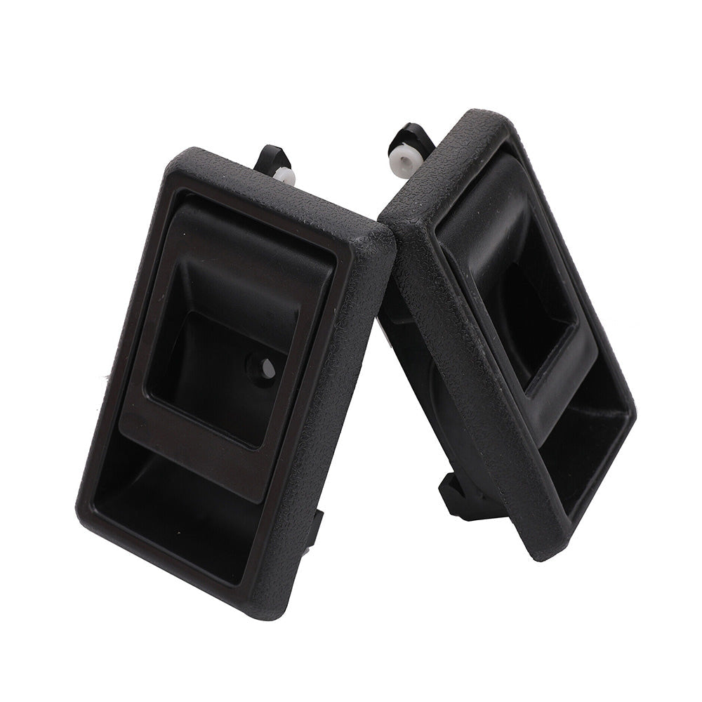 Pair Inner Door Handle Black Suitable For Toyota Landcruiser 75 78 79 Series Front / Rear