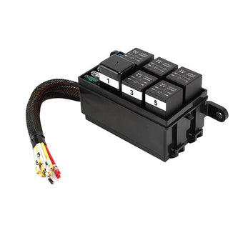 compare product 6-Way 12V Auto Waterproof Fuse & Relay Holder Box With 40A Relays Suitable For ATC Fuses