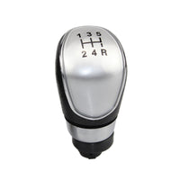 5-Speed Manual Gear Shift Knob Silver Suitable For Ford Fiesta MK2 C-Max 2008-2013