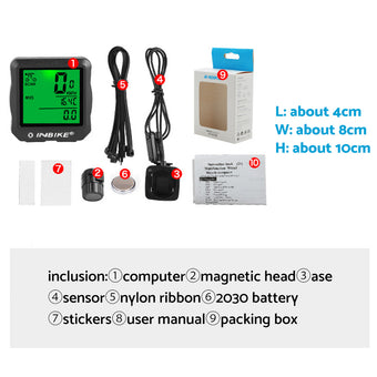 compare product Wired GPS Bicycle Computer Speedometer Suitable For Mountain MTB Riding