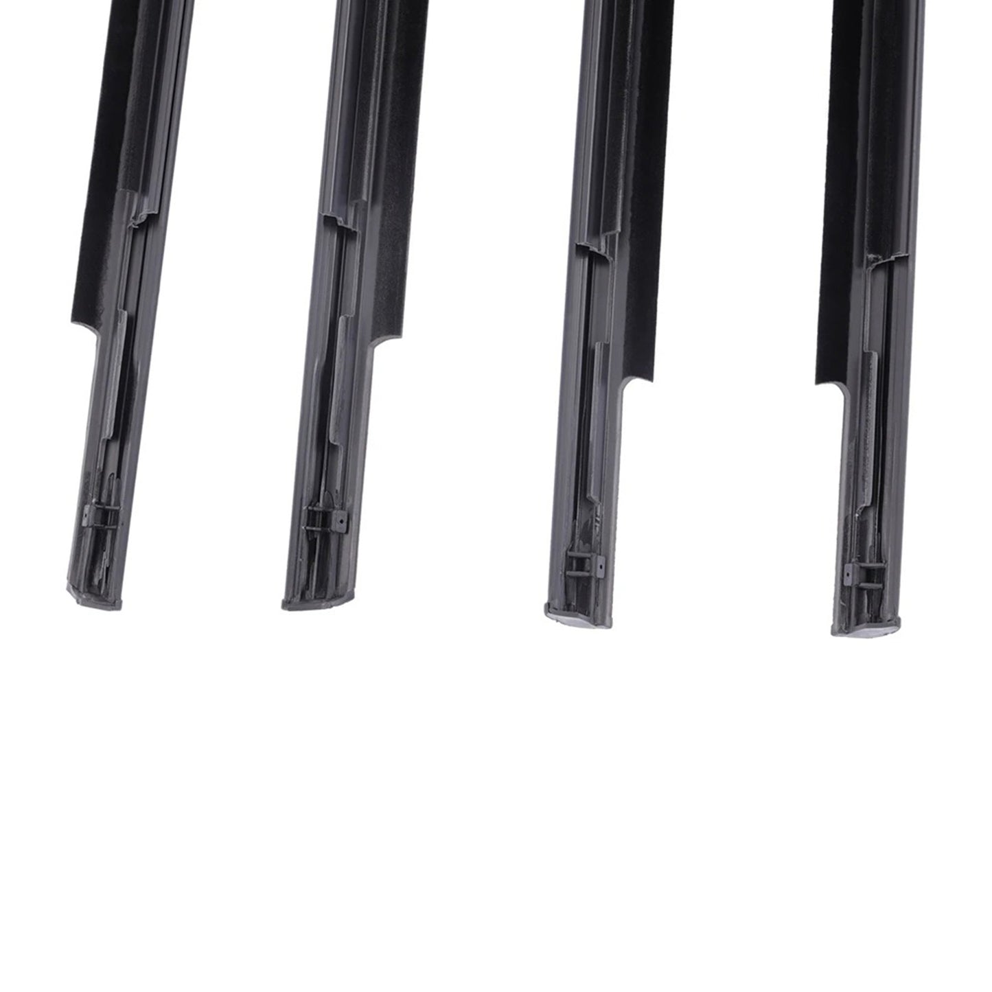 4x Window Weatherstrip Trim Belt Set Suitable For Mitsubishi Lancer 2008-2017