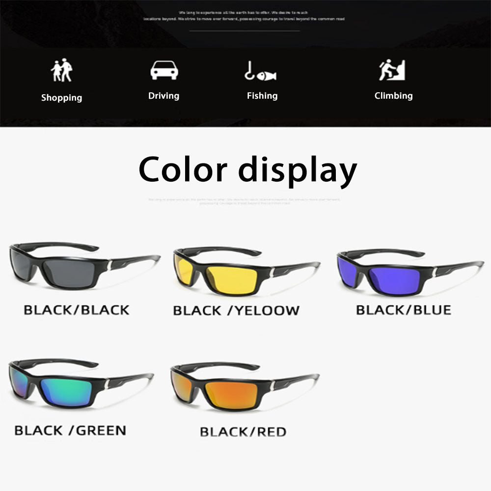 {{ Men Polarized Sports Sunglasses Running Cycling Wrap Around Fishing Driving }} - Buy Car Parts Online at {{ Kaka Auto Parts }}.