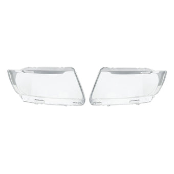 compare product Pair of Left & Right Headlight Lens Covers Replacement Suitable For Jeep Grand Cherokee 2011-2013