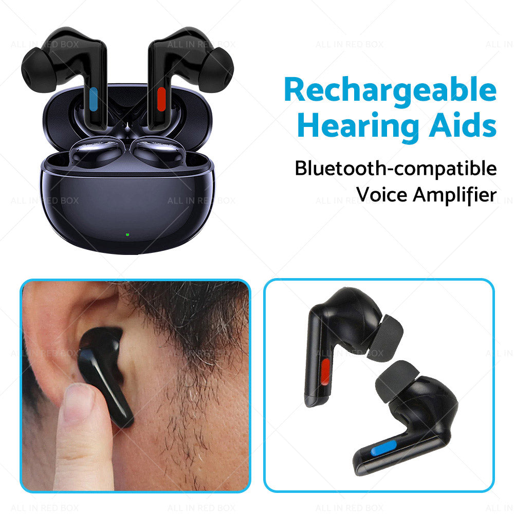 {{ Bluetooth Pair of Rechargeable Hearing Aid Bluetooth-compatible Voice Amplifier }} - Buy Car Parts Online at {{ Kaka Auto Parts }}.
