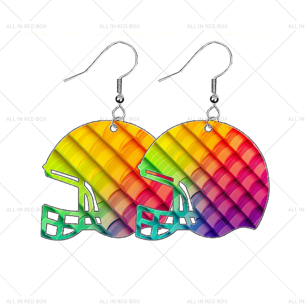 {{ 48PCS Sublimation Helmet Earring Blank MDF Double-Sided w  Hook and Jump Ring }} - Buy Car Parts Online at {{ Kaka Auto Parts }}.