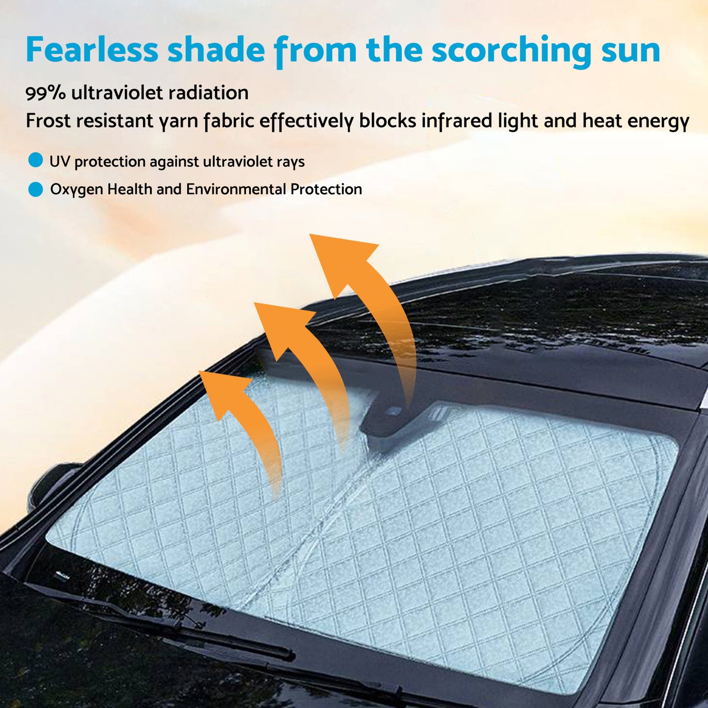 {{ 6 Layer Thick WindScreen Sun Shade Suitable For LDV G10 2015-2025 UV Protection }} - Buy Car Parts Online at {{ Kaka Auto Parts }}.