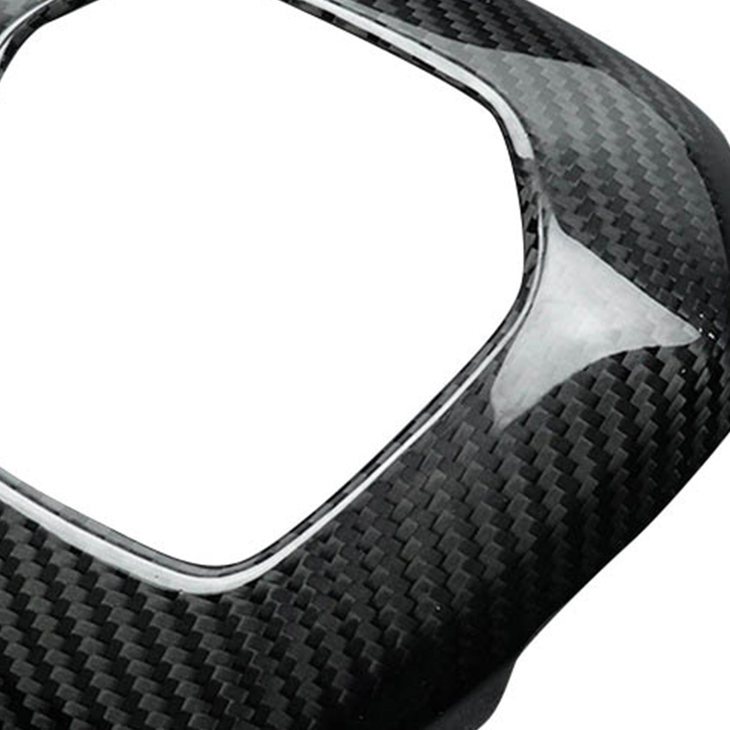 Overlay Real Carbon Fiber Steering Wheel Center Cover Suitable For Corvette C8 2020-2025