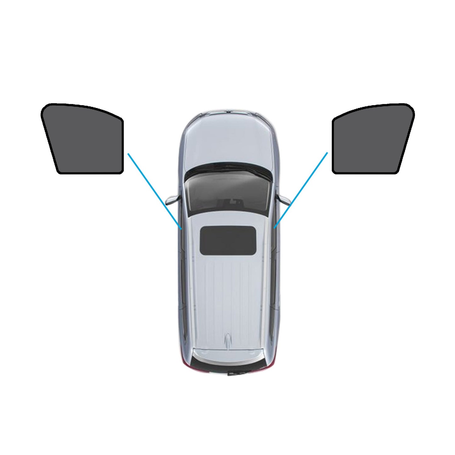 {{ Magnetic Mesh Sun Blind Shades Suitable for Volvo XC90 2015-Current On Front/Rear }} - Buy Car Parts Online at {{ Kaka Auto Parts }}.