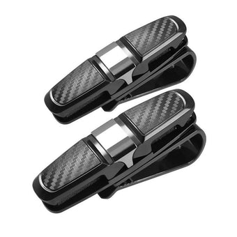 compare product 2x Car Sunglasses Holder Clip Case Eyeglasses Ticket Card Mount