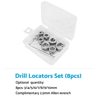 compare product Drill Stop Collar Set 3mm-16mm Drilling Bit Depth Stopper Ring Suitable For Woodworking