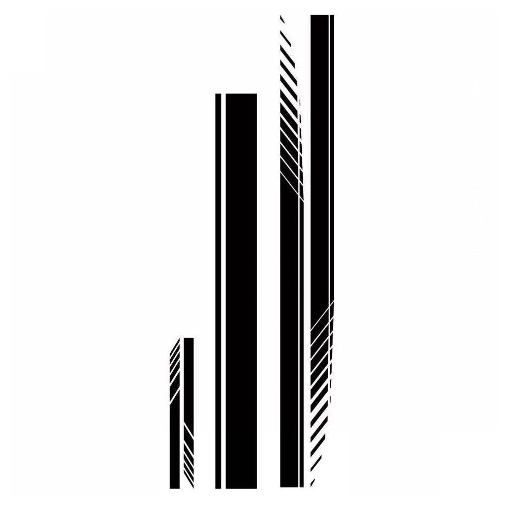Car Body Sticker Vinyl Racing Stripe Suitable For Universal Cars – Kaka ...